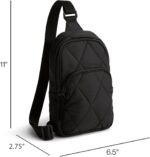Vera Bradley Women's Featherweight Lorman Sling Backpack, Pumice Stone, One Size - Image 3