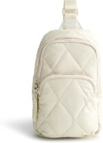 Vera Bradley Women's Featherweight Lorman Sling Backpack, Pumice Stone, One Size - Image 7