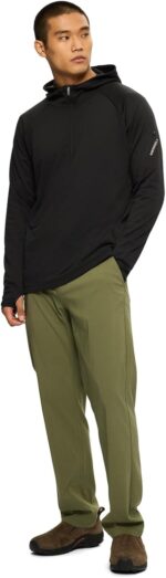 Merrell Men's Quarter Zip Active Hoodie, Long Sleeve Outdoor Pullover Hooded Jacket in S-XXL - Image 4