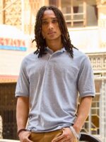 Jerzees Men's Dri Power Cotton Blend Polo Shirts, Moisture Wicking for All Day Comfort, Short or Long Sleeve - Image 4