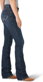 Wrangler Women's Willow Mid Rise Performance Waist Boot Cut Ultimate Riding Jean - Image 3