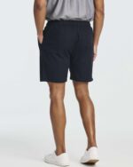 Real Essentials 3 Pack: Men's 7" Cotton Chino Golf Walking Shorts Elastic Waist Drawstring Back Pockets Casual Lounge Hybrid - Image 4