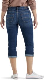 Lee Women's Flex Motion Regular Fit 5 Pocket Capri JeanJeans - Image 3