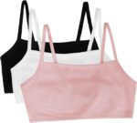 Fruit of the Loom Women's Spaghetti Strap Cotton Sports Bra - All-Day Comfort
