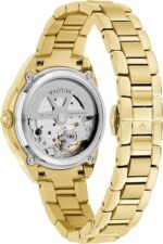 Bulova Ladies' Classic Diamond 3-Hand Automatic in Stainless Steel, Mother-of-Pearl Dial and Open Aperture Dial - Image 3