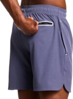 Reebok Men's Turbo 2.0 7” Short, Standard Fit, Lightweight Stretch Poly Fabric - Image 4