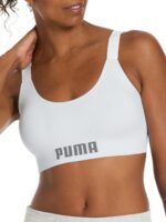 Puma Women's 2 Pack Seamless Sports Bra - Image 4