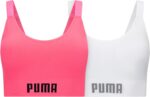 Puma Women's 2 Pack Seamless Sports Bra - Image 7