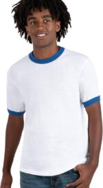 Augusta Sportswear Mens Ringer Tee Shirt - Image 6