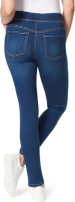 Gloria Vanderbilt Women's Amanda Pull on High Rise Jean Standard - Image 2