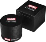 CITIZEN Men's Eco-Drive Marvel Black Panther, 42mm Black Stainless Steel Case with a Black Dial & Silicone Strap (Style: AW1858-03W) - Image 8