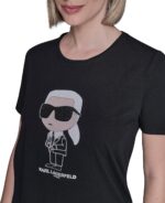 Karl Lagerfeld Women's Short Sleeve Soft Everyday Logo T-Shirt - Image 4