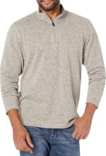 Wrangler Authentics Men's Long Sleeve Fleece Quarter-zip - Image 4
