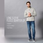 Wrangler Authentics Men's Long Sleeve Fleece Quarter-zip - Image 9