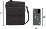 Travelon Anti-Theft Signature Quilted Slim Pouch - Image 3