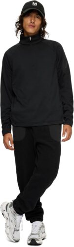 Merrell Men's Quarter Zip Active Pullover, Long Sleeve Athletic Outdoor Workout Jacket in S-XXL - Image 4