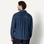 Amazon Essentials Men's Modern Oversized-Fit Denim Button-Down Shirt - Image 2