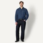 Amazon Essentials Men's Modern Oversized-Fit Denim Button-Down Shirt - Image 5