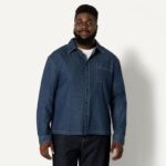 Amazon Essentials Men's Modern Oversized-Fit Denim Button-Down Shirt - Image 6