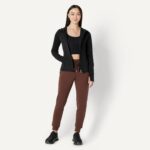 Amazon Essentials Women's Fitted Active Sweat Zip Jacket with Hood - Image 3