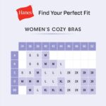 Hanes Women's Cozy Wireless Bra, Full-Coverage Pullover Bra, Seamless T-Shirt Bra - Image 6