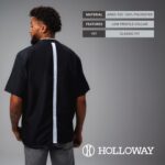 Holloway Clubhouse Short Sleeve Pullover Cage Jacket - Stretch Mesh, Quarter Zip, Low Profile Collar - Image 6