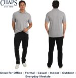 Chaps Men's Everyday Casual Classic Fit Stretch Pique Polo Shirt (S-2XL) - Image 3