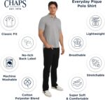 Chaps Men's Everyday Casual Classic Fit Stretch Pique Polo Shirt (S-2XL) - Image 4