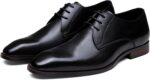 Jousen Men's Dress Shoes Leather Wingtip Formal Business Oxford Shoes Brogue Retro Derby Dress Shoes for Men - Image 6