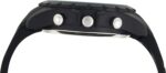 U.S. Polo Assn. Men's Multifunction Watch Black Silicone Strap Analog Digital Display Alarm Chronograph Backlight 50mm Case Fits Wrists 5.5" to 8" - Image 3