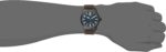 Citizen Men's Eco-Drive Weekender Garrison Field Watch in Black Ion Plating Stainless Steel with Brown Leather Strap, Navy Dial (Model: BM8478-01L) - Image 4