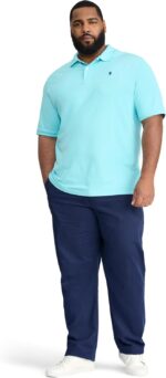 Izod Men's Big and Tall Advantage Performance Short Sleeve Polo Shirt - Image 4