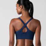 New Balance 2 Pack Sports Bras for Women, Seamless Wirefree Womens Sports Bra with Removable Pads, Athletic Wear for Workout - Image 3