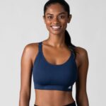 New Balance 2 Pack Sports Bras for Women, Seamless Wirefree Womens Sports Bra with Removable Pads, Athletic Wear for Workout - Image 4