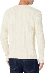 Amazon Essentials Mens Long-Sleeve 100% Cotton Fisherman Cable Crewneck Sweater - Image 4