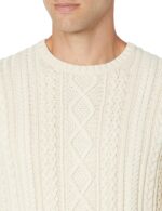 Amazon Essentials Mens Long-Sleeve 100% Cotton Fisherman Cable Crewneck Sweater - Image 5