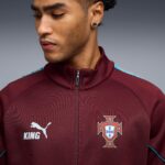 PUMA Mens Portugal King Anthem Athletic Outerwear Casual - Green - Image 3