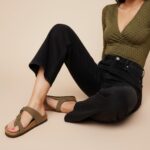 CUSHIONAIRE Women's Libby Cork footbed Sandal with +Comfort and Wide Widths Available, - Image 8