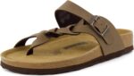 CUSHIONAIRE Women's Libby Cork footbed Sandal with +Comfort and Wide Widths Available, - Image 9