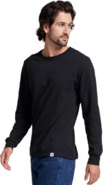 Russell Athletic Men's Dri-Power Long Sleeve Tees, Moisture Wicking, Odor Protection, UPF 30+ - Image 3