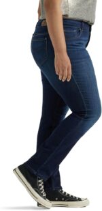 Lee Women's Plus Size Legendary Mid Rise Straight Leg Jean - Image 2