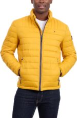 Tommy Hilfiger Mens Embroidered Logo Puffer Jacket - Image 2