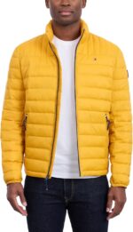 Tommy Hilfiger Mens Embroidered Logo Puffer Jacket - Image 3