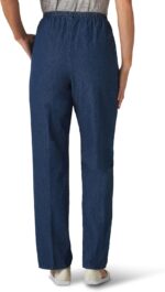 Chic Classic Collection Women's Cotton Pull-on Pant with Elastic Waist - Image 2