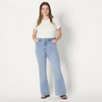 Amazon Essentials Women's High Stretch Flattering High-Rise Flare Jeans - Image 6