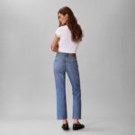 Calvin Klein Women's High Rise Straight Fit Jeans - Image 2