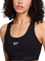 Reebok High Speed Women's Medium Impact Sports Bra - with Removeable Cups & Elastic Hem Band - Image 3