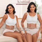 Xcutting Lace Women's Seamless No Underwire Bra Soft Wireless Comfort Bralettes Full Coverage Bralette Everyday T-Shirt Bra - Image 5