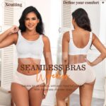 Xcutting Lace Women's Seamless No Underwire Bra Soft Wireless Comfort Bralettes Full Coverage Bralette Everyday T-Shirt Bra - Image 6