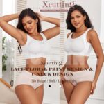Xcutting Lace Women's Seamless No Underwire Bra Soft Wireless Comfort Bralettes Full Coverage Bralette Everyday T-Shirt Bra - Image 7
